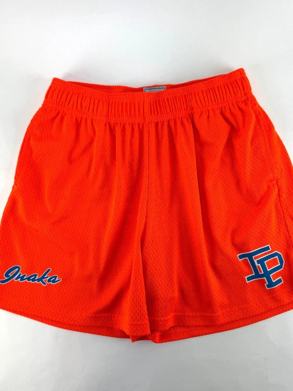 Inaka Power Mesh Shorts Orange Mens Size Large Basketball Active Training Gym